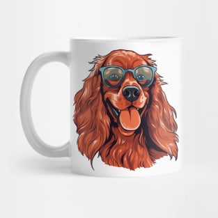 Summer dog in sunglasses, summer Mug